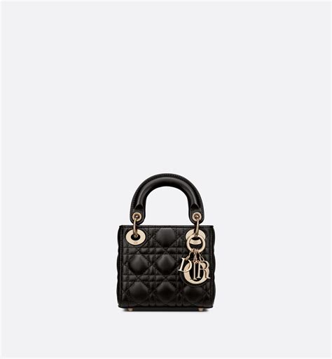 dior micro vanity bag|lady dior mini bag price.